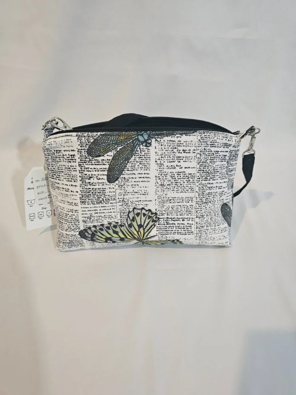 Butterfly/Newspaper Purse Handmade